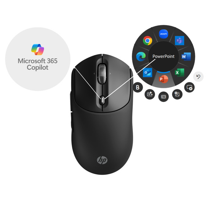 HP 700 Rechargeable Wireless Mouse detail