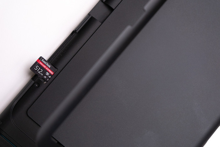 SanDisk microSD Express Card 512GB 650 MB/s produkt in gebrauch