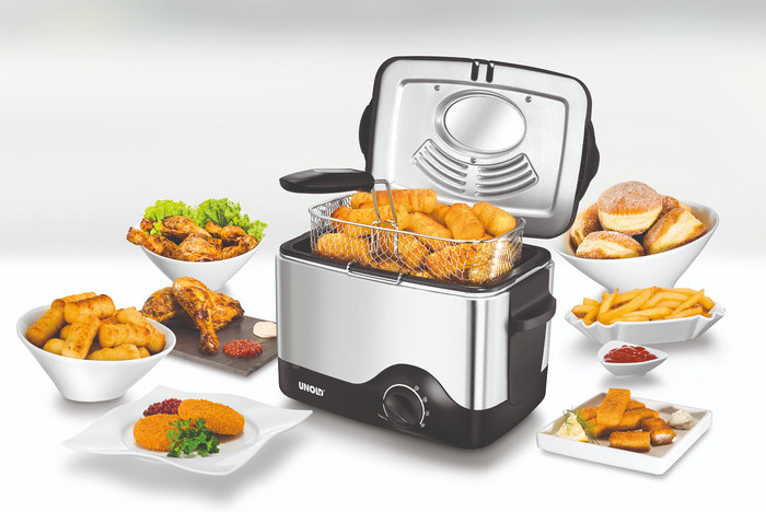 Unold Fritteuse Kompakt produkt in gebrauch