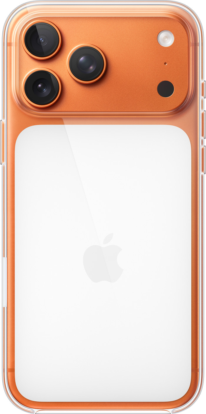 Apple iPhone 17 Pro Max Backcover mit MagSafe Transparent rückseite
