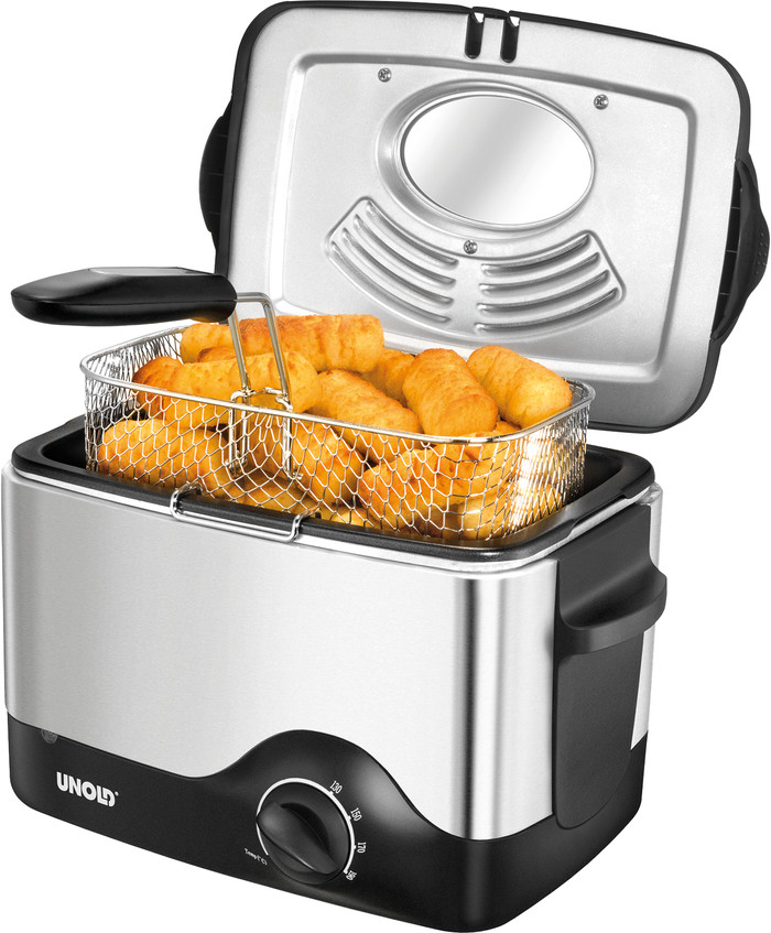 Unold Fritteuse Kompakt produkt in gebrauch