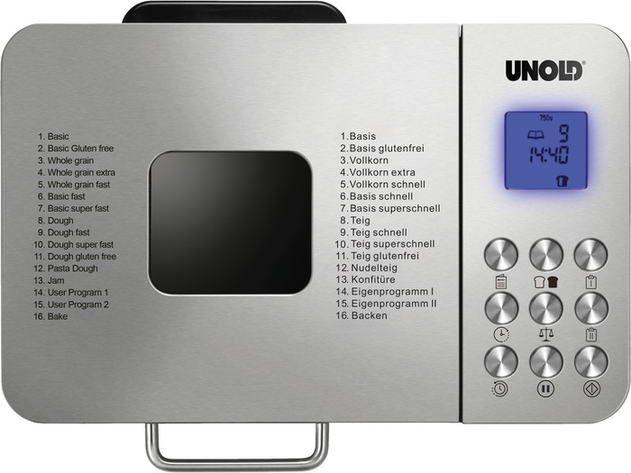 UNOLD BACKMEISTER Edel oberseite