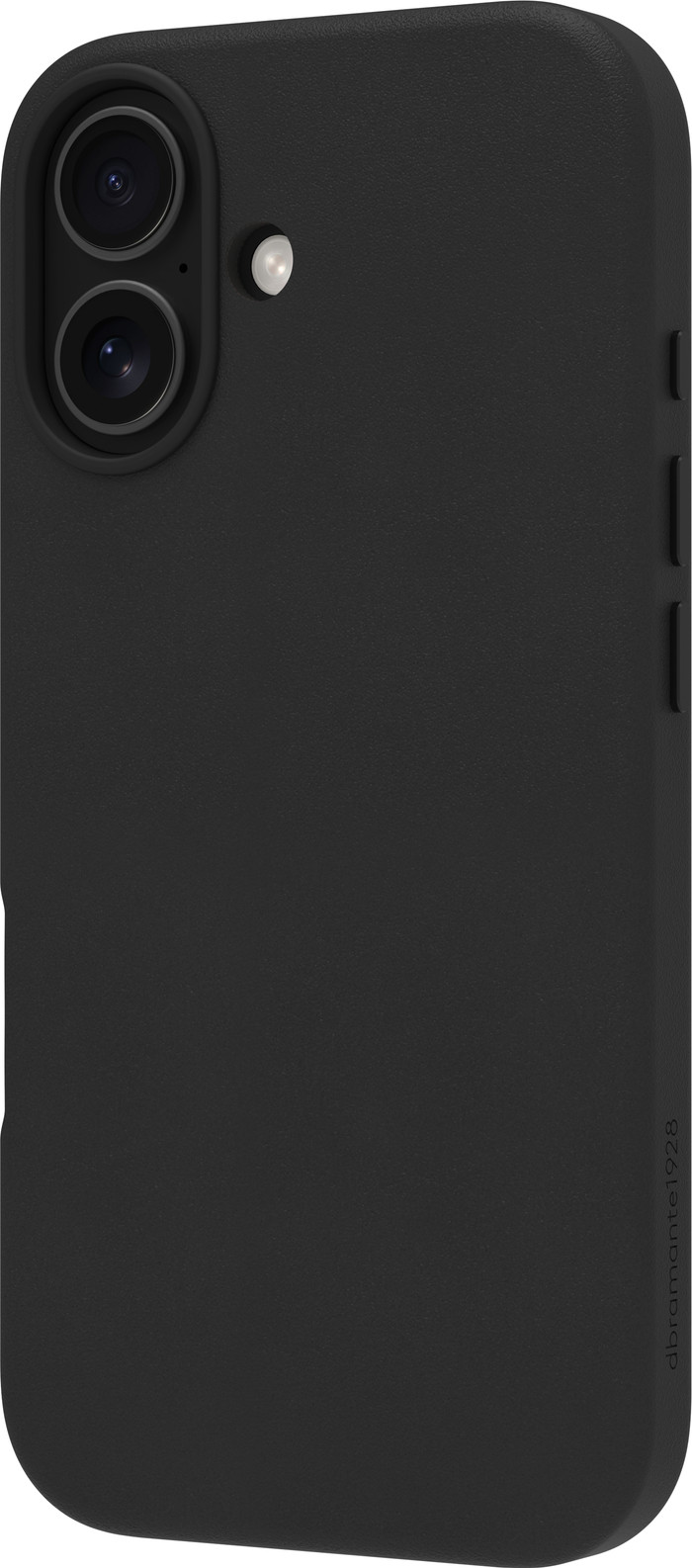 DBramante1928 Roskilde Apple iPhone 17 Backcover mit MagSafe Leder Schwarz linke seite