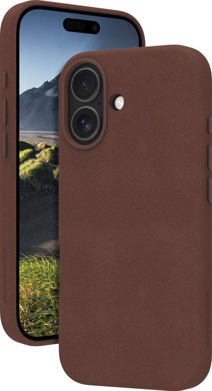 dbramante1928 Roskilde Apple iPhone 17 Back Cover with MagSafe Leather Brown front