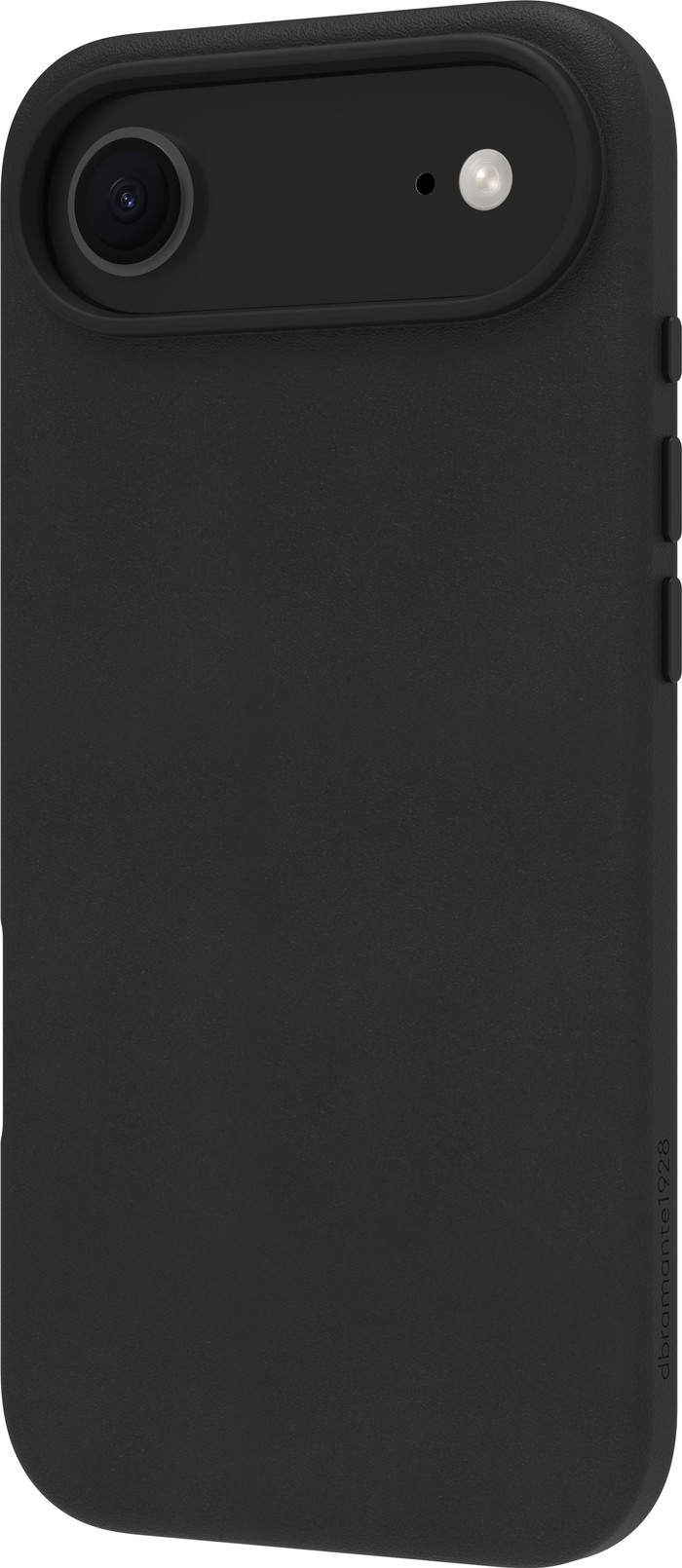 DBramante1928 Roskilde Apple iPhone 17 Air Backcover mit MagSafe Leder Schwarz rechte seite