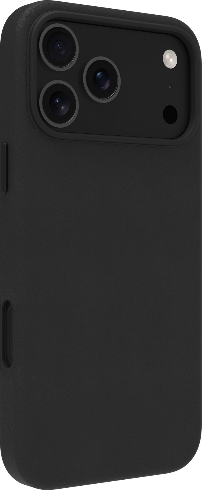 DBramante1928 Roskilde Apple iPhone 17 Pro Max Backcover mit MagSafe Leder Schwarz rechte seite