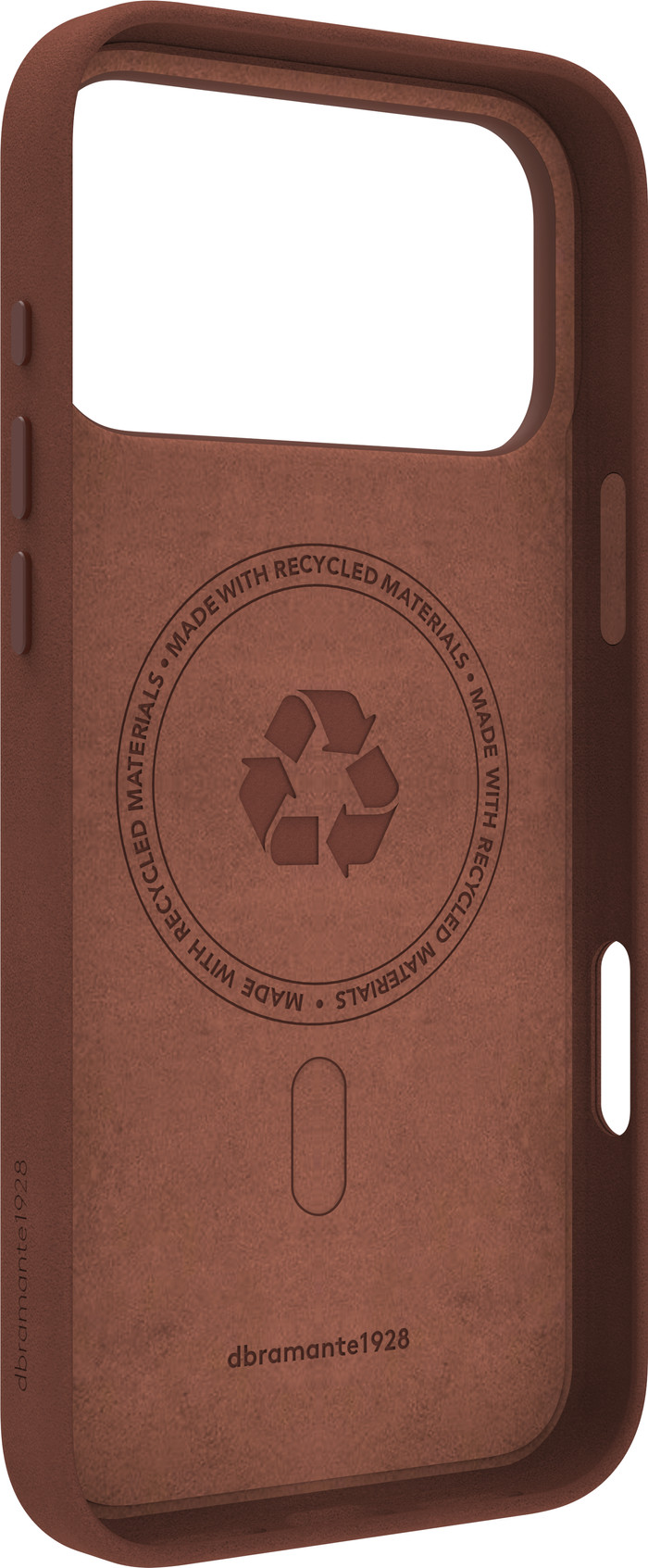 DBramante1928 Roskilde Apple iPhone 17 Pro Max Backcover mit MagSafe Leder Braun vorne