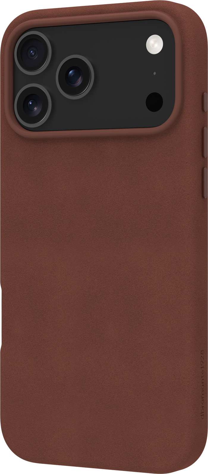 DBramante1928 Roskilde Apple iPhone 17 Pro Max Backcover mit MagSafe Leder Braun linke seite