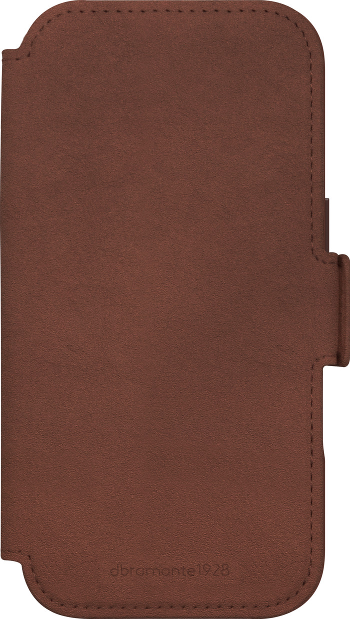 DBramante1928 Lynge iPhone 17 Book Case Leder Braun vorne