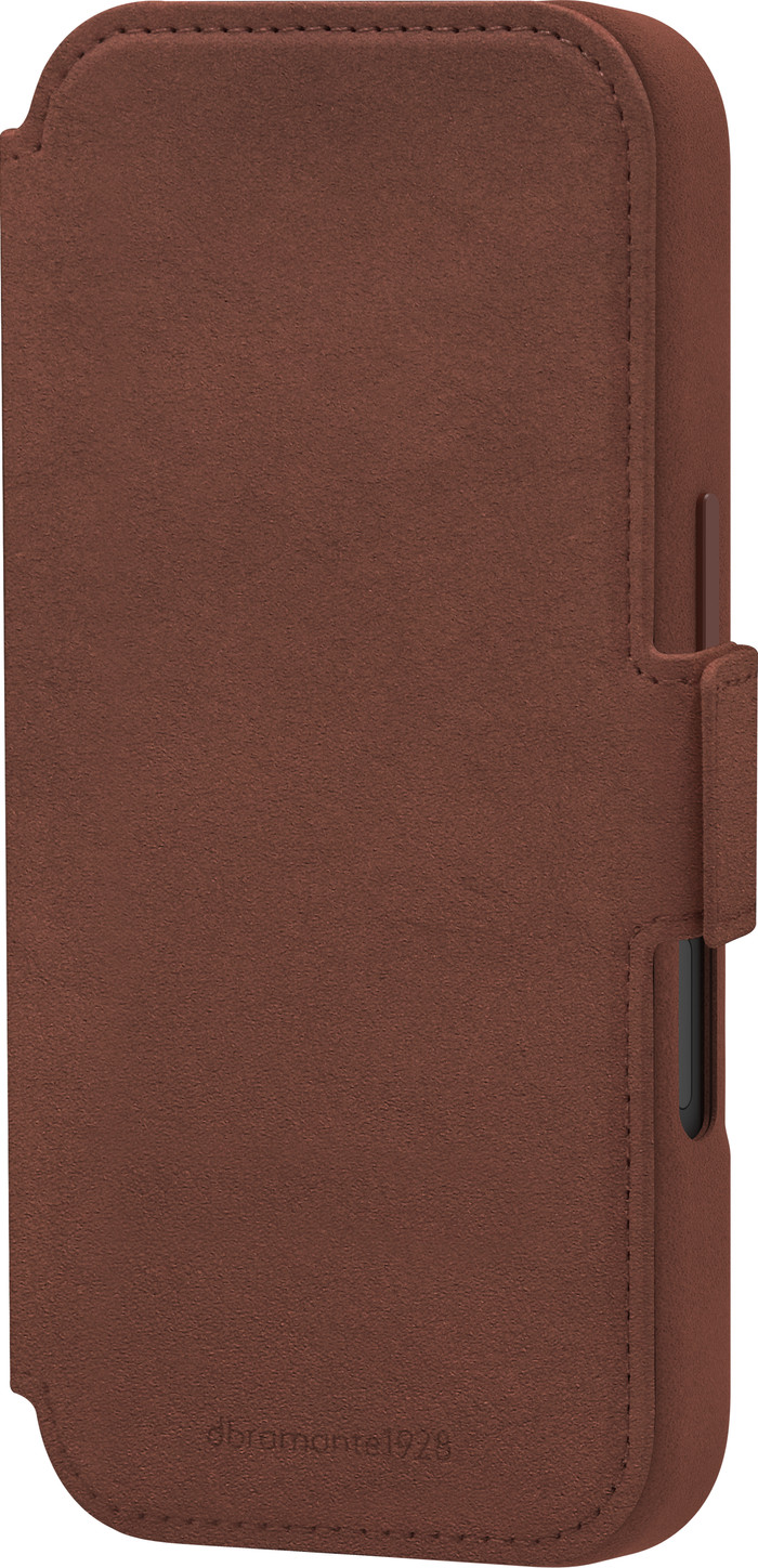DBramante1928 Lynge iPhone 17 Book Case Leder Braun rechte seite