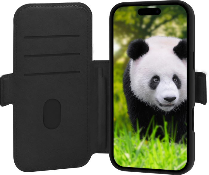 dbramante1928 Lynge iPhone 17 Pro Max Book Case Leather with MagSafe Black Main Image