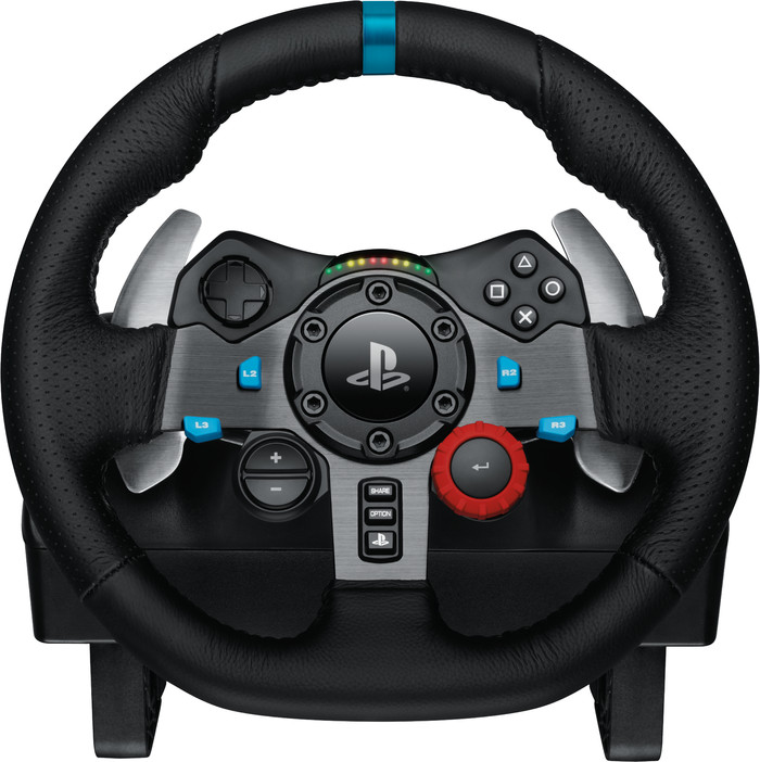 Logitech G29 SE PlayStation und PC + Driving Force Shifter vorne
