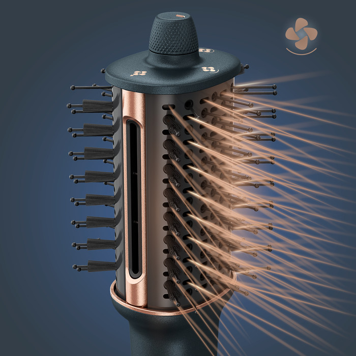 Rowenta Air Brush 3D UB9720E0 product in use