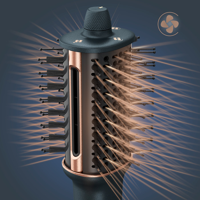 Rowenta Air Brush 3D UB9720E0 product in use