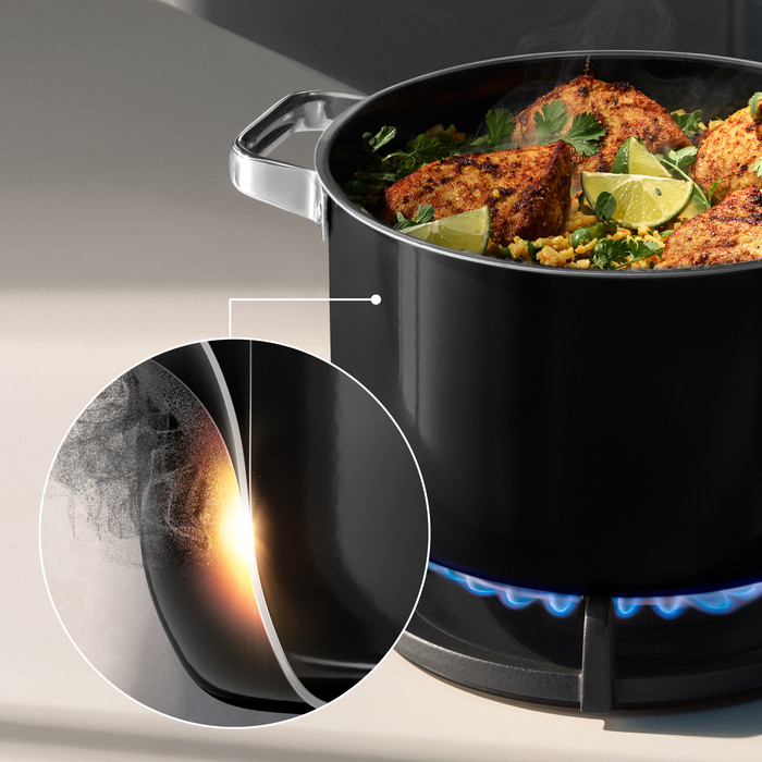 WMF Fusiontec Mineral Pro Topf- und Pfannenset 4-teilig Schwarz visueller lieferant