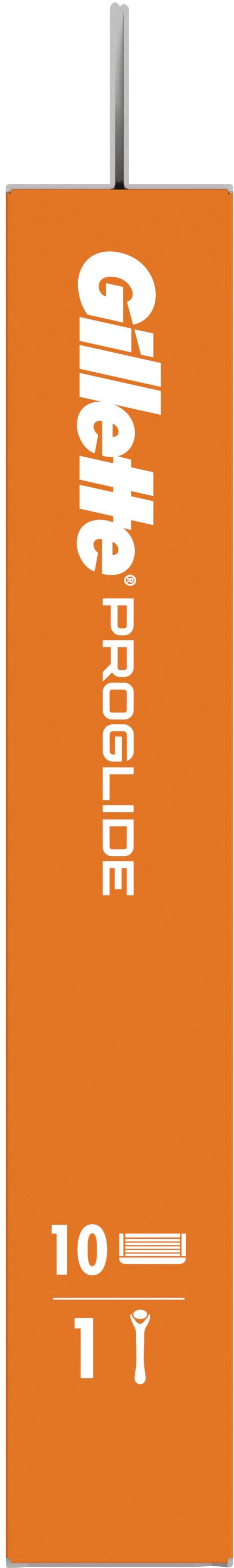 Gillette Proglide + 10 Replacement Blades packaging