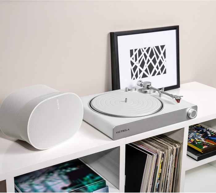 Victrola Stream Pearl product in use