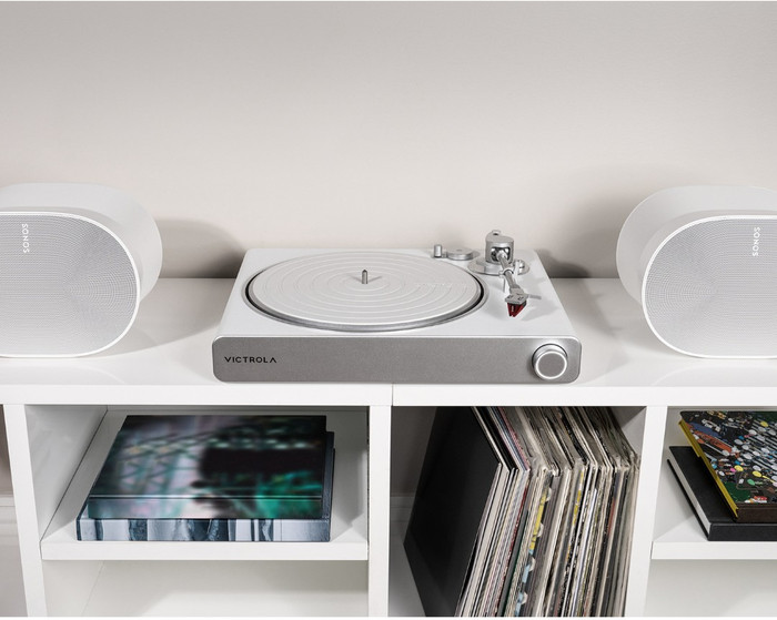 Victrola Stream Pearl product in use