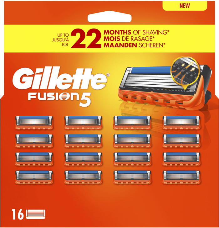 Gillette Fusion5 Ersatzklingen (16 Stück) verpackung