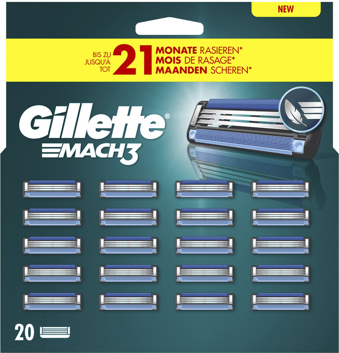 Gillette Mach3 Replacement Blades (20 units) accessory