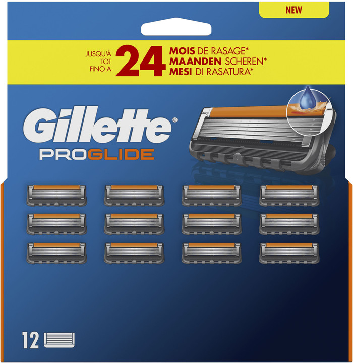 Gillette Proglide Replacement Blades (12 units) packaging