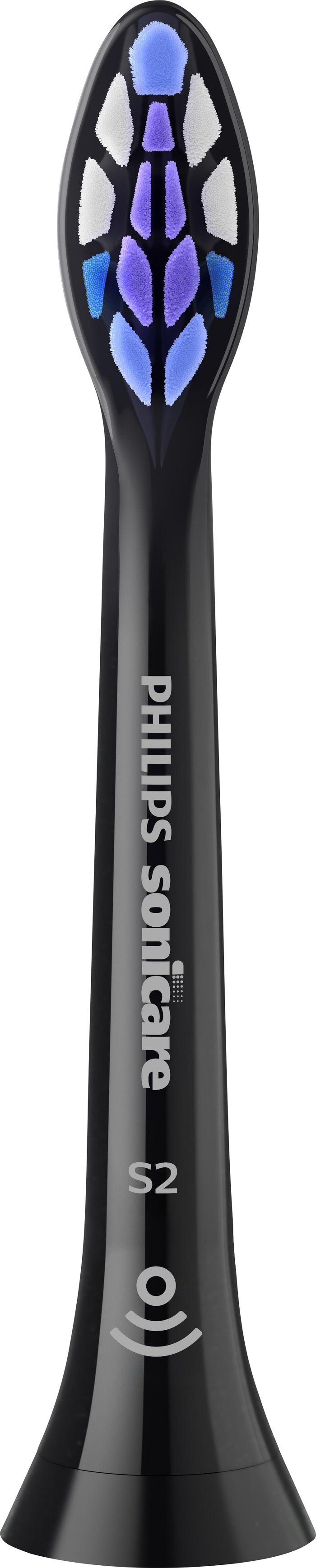 Philips Sonicare Optimal Sensitive HX6054/88 Schwarz (4 Stück) vorne