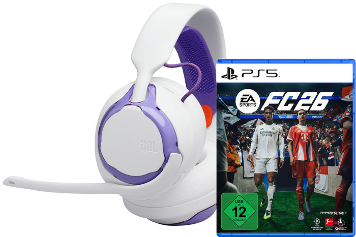 JBL Quantum 250 White + FC 26 PS5 Main Image