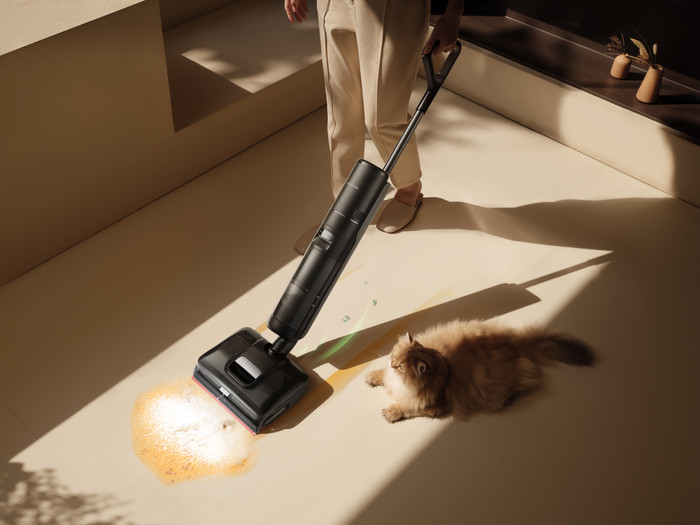 Dreame H15 Pro Foam Wash produkt in gebrauch