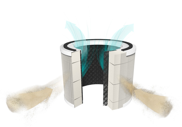 Duux HEPA + Carbon Filter DXPUF06 product in use