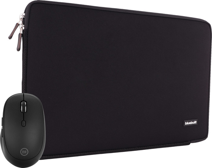 BlueBuilt Laptophülle für das Apple MacBook Pro 14 Zoll + Tradendum Bluetooth-Maus Main Image