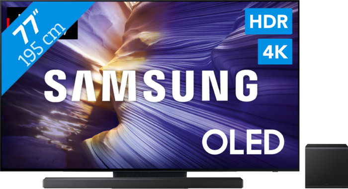 Samsung 77'' OLED S90F + Samsung HW-QS710GF Main Image