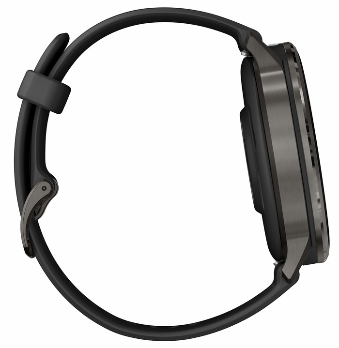 Garmin Venu 4 Schwarz 45 mm rechte seite