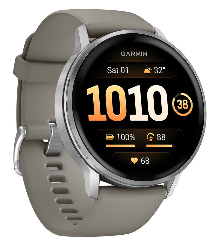 Garmin Venu 4 Silver/Gray 45mm right side