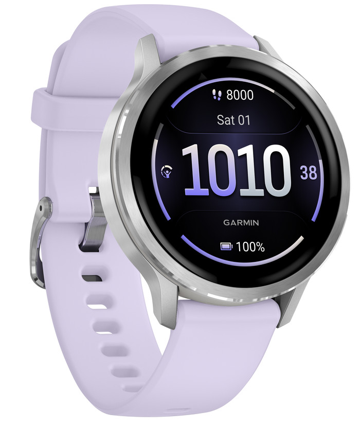 Garmin Venu 4 Silver/Purple 41mm right side