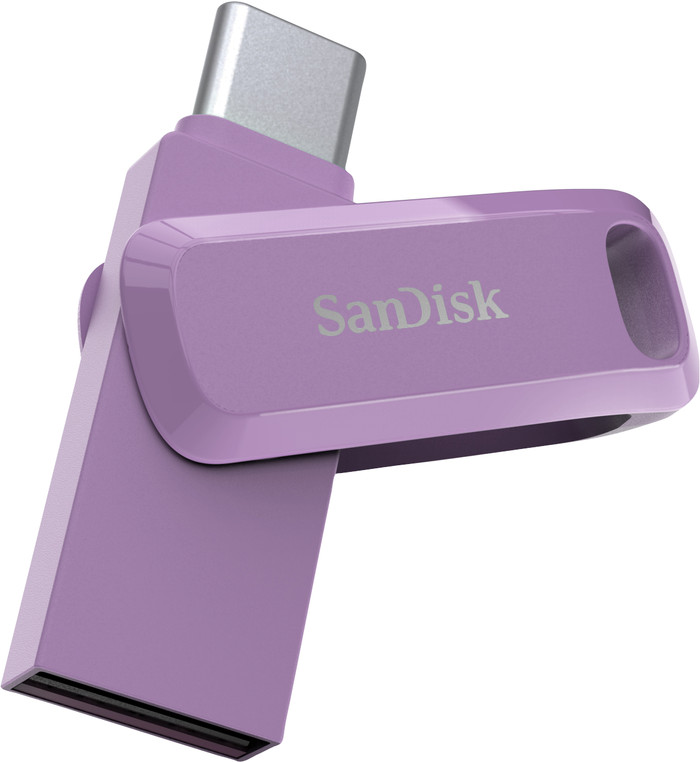 SanDisk Ultra Dual Drive USB-C 512GB Lavender vorne