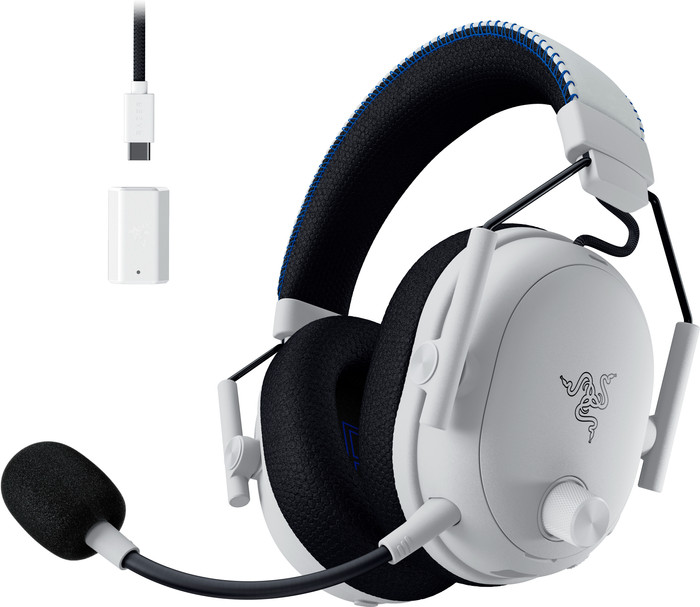 Razer BlackShark V3 Pro Wireless PlayStation - Weiß vorne