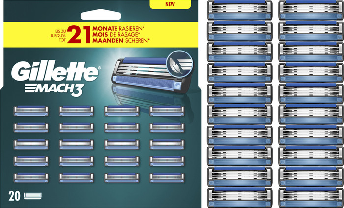 Gillette Mach3 Replacement Blades (20 units) Main Image