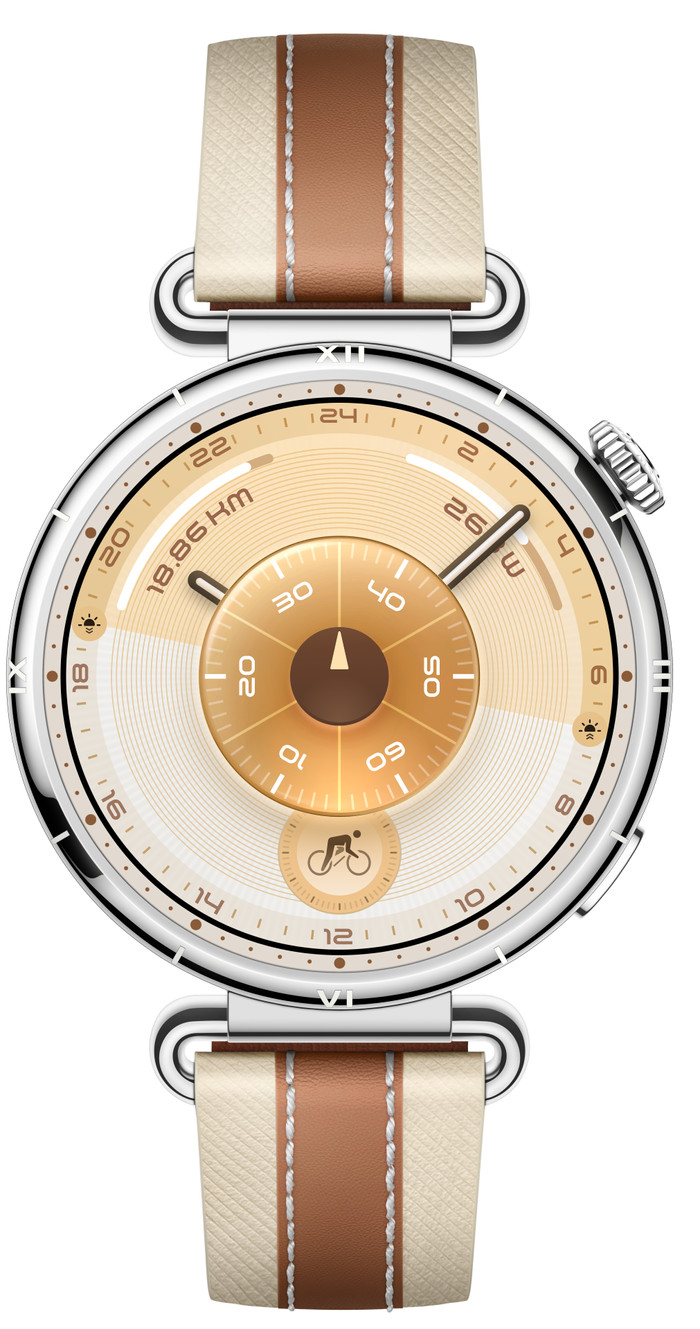 Huawei Watch GT 6 41 mm Silber/Braun vorne