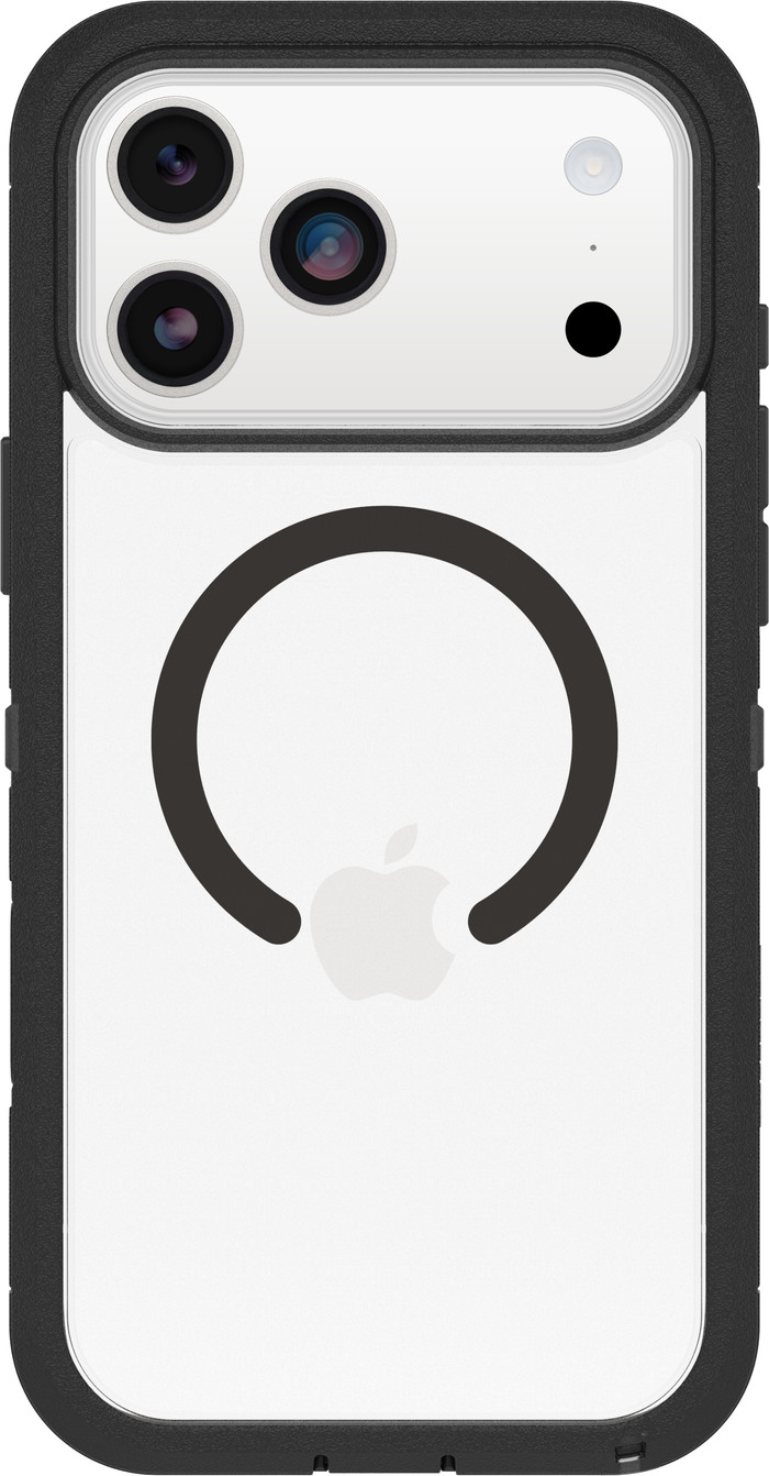 OtterBox Defender Pro XT iPhone 17 Pro Max Back Cover MagSafe Magnet Transparent Black Main Image