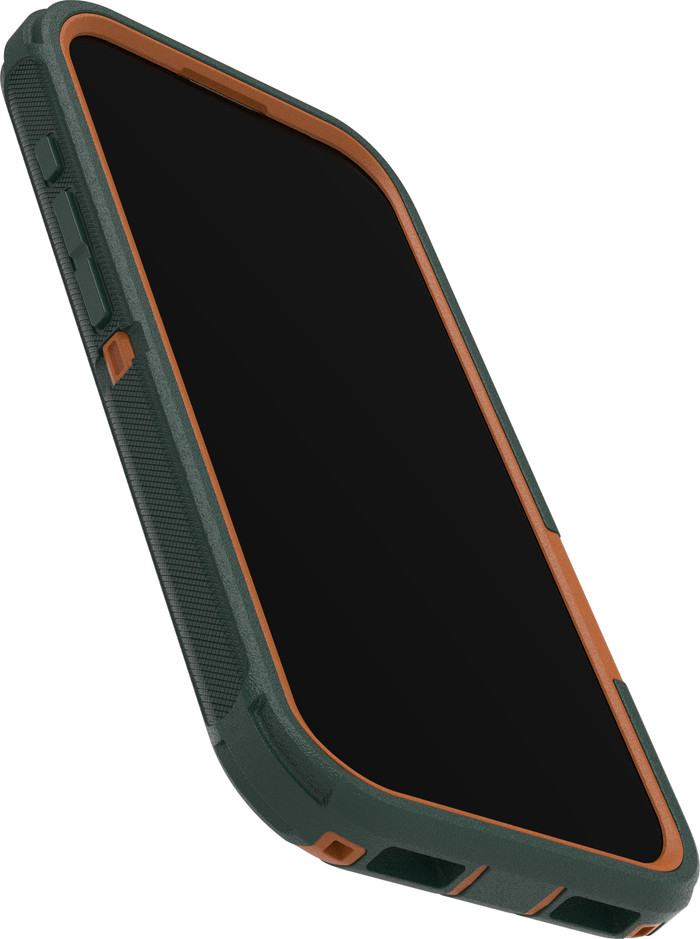 Otterbox Defender Pro iPhone 17 Backcover mit MagSafe Magnet Grün rechte seite
