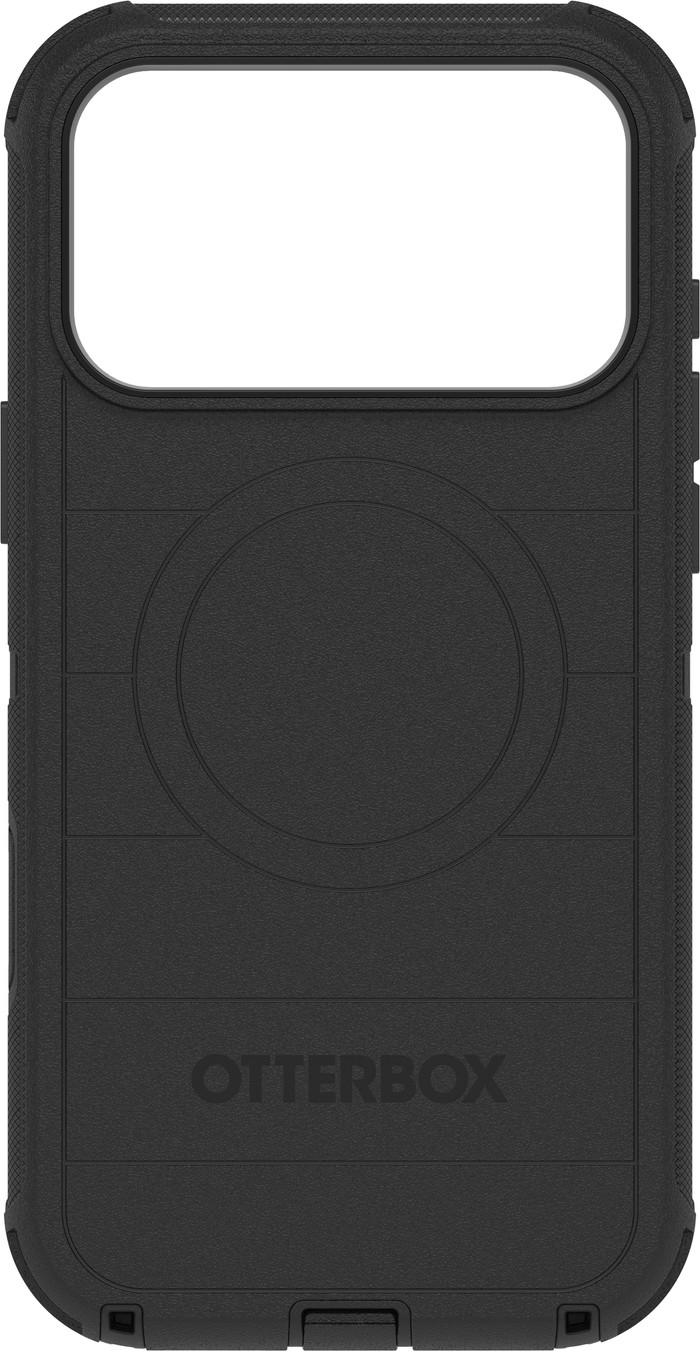 Otterbox Defender Pro iPhone 17 Pro Max Backcover mit MagSafe Magnet Schwarz vorne