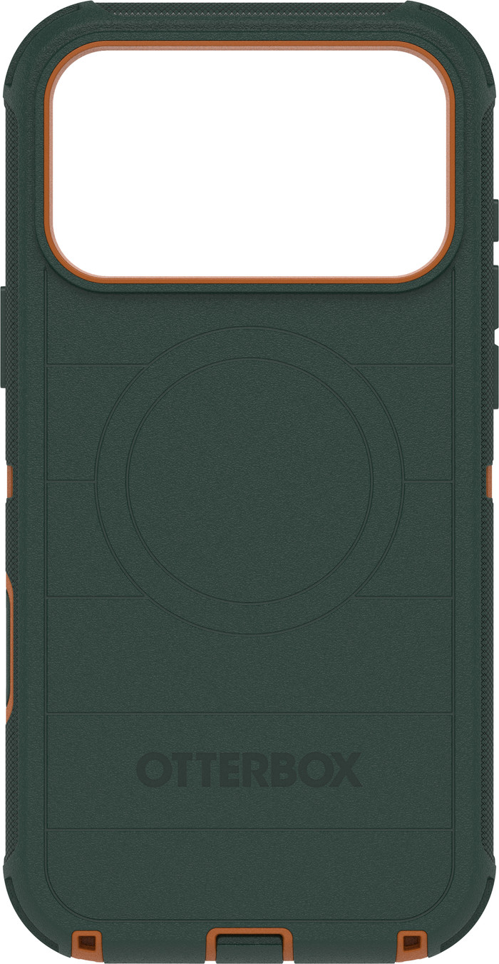 OtterBox Defender Pro iPhone 17 Pro Max Back Cover with MagSafe Magnet Green front