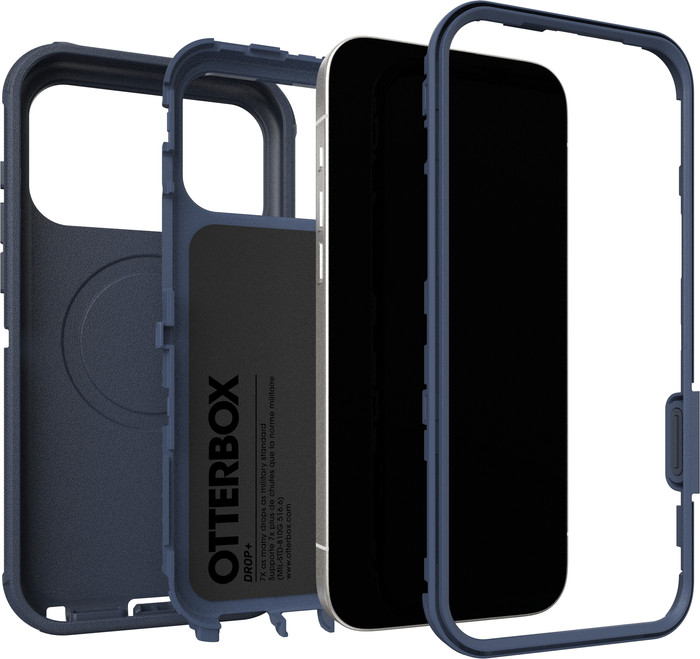 Otterbox Defender Pro iPhone 17 Pro Max Backcover mit MagSafe Magnet Blau Verbundprodukt
