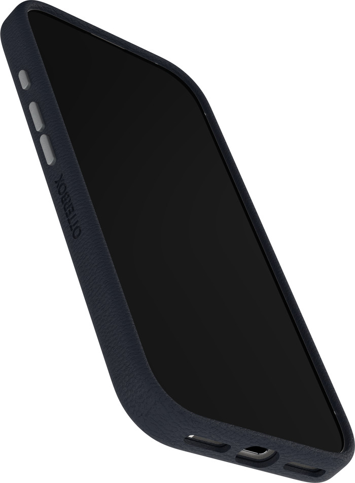 OtterBox Symmetry iPhone 17 Back Cover with MagSafe Magnet Leather Blue front