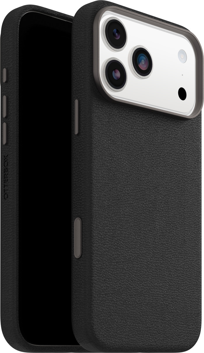 Otterbox Symmetry iPhone 17 Pro Max Backcover mit MagSafe Magnet Leder Schwarz Verbundprodukt