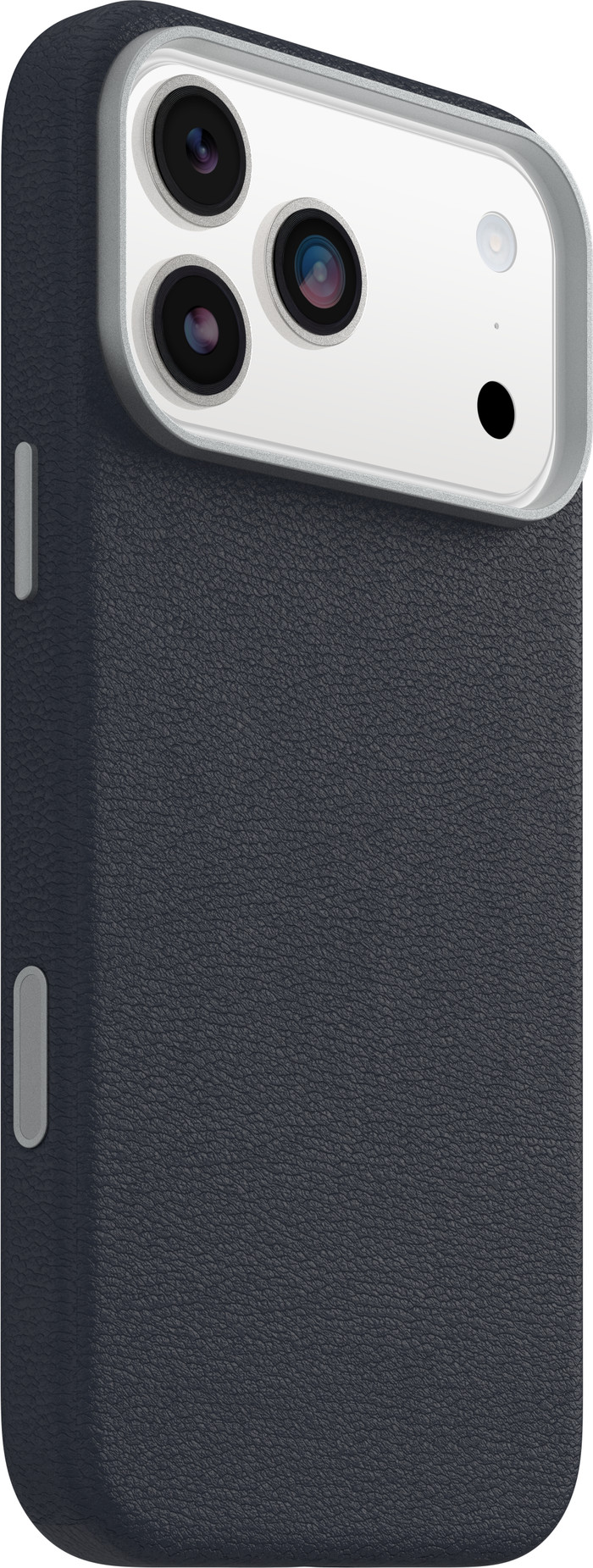 Otterbox Symmetry iPhone 17 Pro Max Backcover mit MagSafe Magnet Leder Blau rechte seite