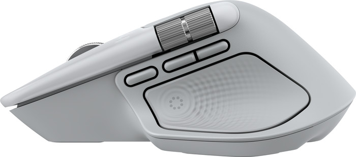 Logitech MX Master 4 for Mac Silver left side
