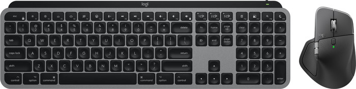 Logitech MX Master 4 for Mac Space Black + Logitech MX Keys S for Mac QWERTZ Black Main Image