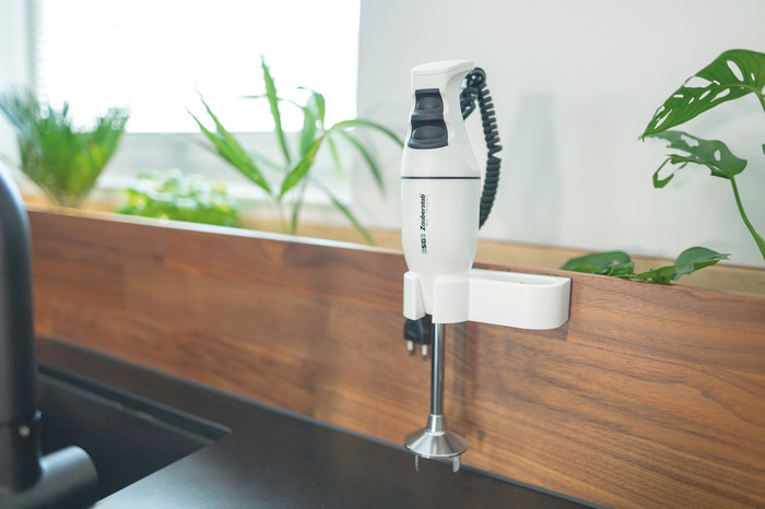 Unold ESGE Stabmixer E 120 Select Weiß produkt in gebrauch