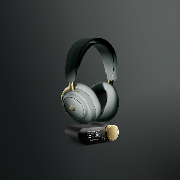 SteelSeries Arctis Nova Elite Sage & Gold visual supplier